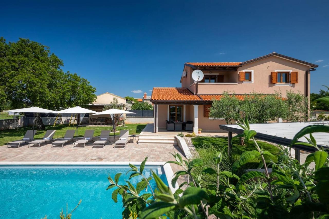 Activity Villa Gita With Pool And Grill In Tinjan Exteriör bild